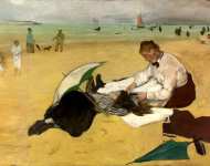 Hilaire-Germain-Edgar Degas - Beach Scene